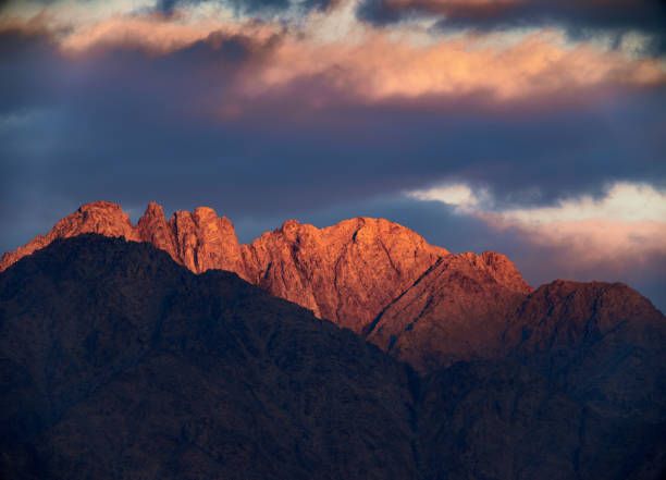 istock Evening sunlight lightening Red mountains in Israel. 1279282744