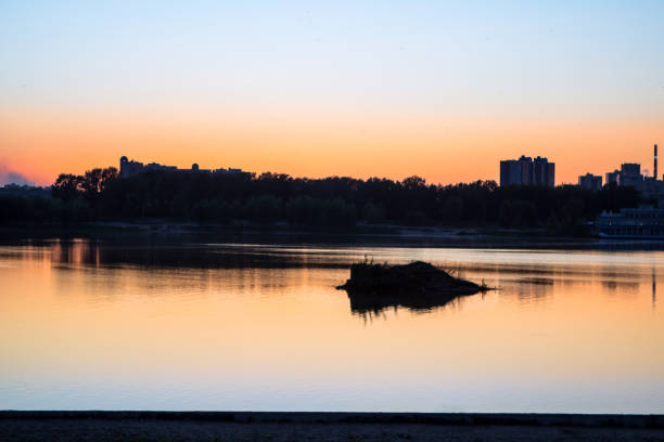 istock Sunset over the Kazanka river 1279284107