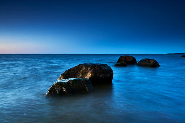 A spectacular dusk and night at Greyhouond Rock California