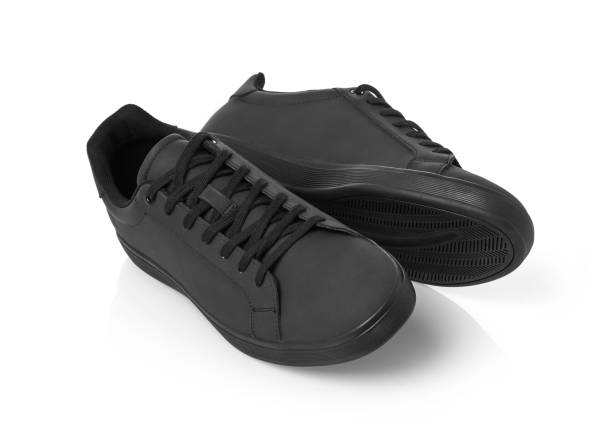 istock Black shoes isolated 1279285503