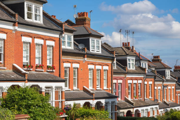 istock English terraced houses featuring dormer windows in loft conversion in Crouch End, London 1279285689