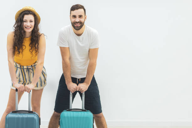 istock Photo of human expressions while planning going to the seaside. 1279292341