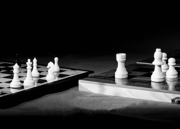 istock Chess photographed on a chessboard 1279294184