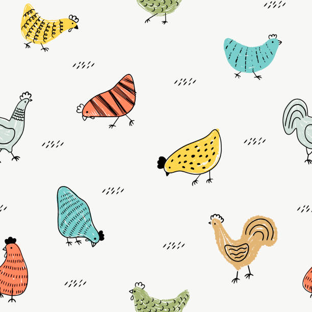 Chicken Repeat Pattern 13,500+ Chicken Repeat Stock Illustrations, Royalty-Free Vector ...