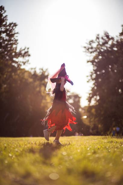 istock Little witch in the nature. 1279306879