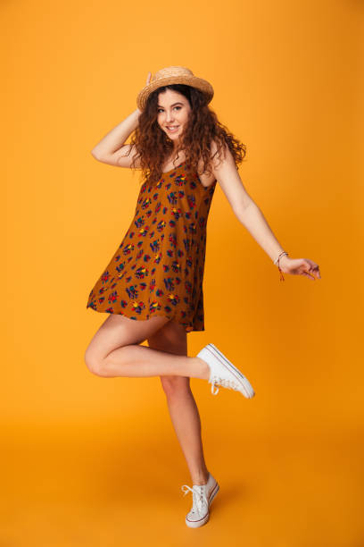 istock Cute beautiful young woman posing isolated 1279313905