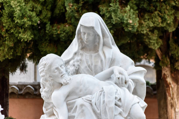 istock Jesus taken down from the Cross 1279323780