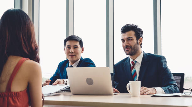 istock Job seeker in job interview meeting with manager 1279327700