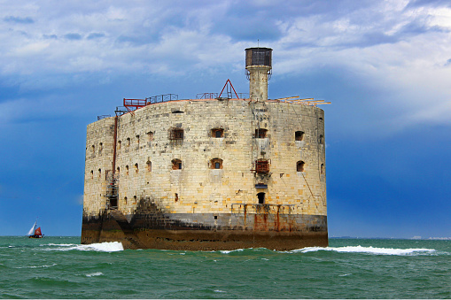 a fortification located on a shoal formed by a sandbank originally, called the \
