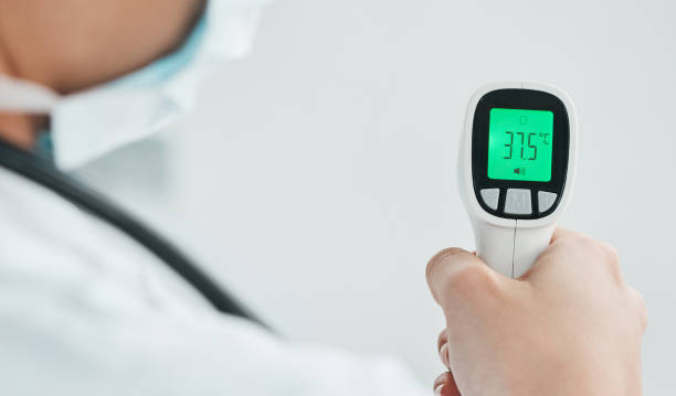 istock Temperature screening will take place for anyone entering our hospital 1279336304