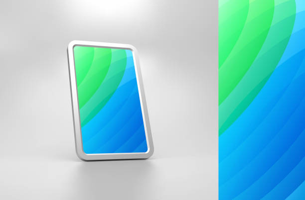 istock Abstract geometrical background with trendy gradients. 3d vector illustration for mobile phone cover and screen. 1279341658