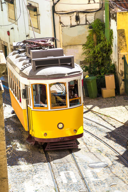 istock Vintage tram in  Lisbon 1279342481