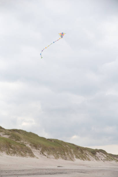 istock Flying the kite at the Danish Western coast 1279342677