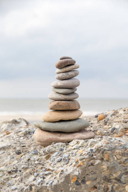 istock The balanced stones at the beach 1279342702