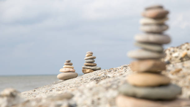 istock The balanced stones at the beach 1279342720