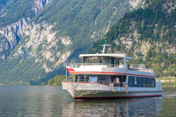 istock Ship on Hallstatt lake, Austria 1279343115