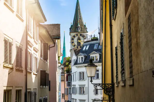 Old town in Zurich, Switzerland