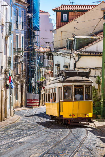 istock Vintage tram in  Lisbon 1279346271