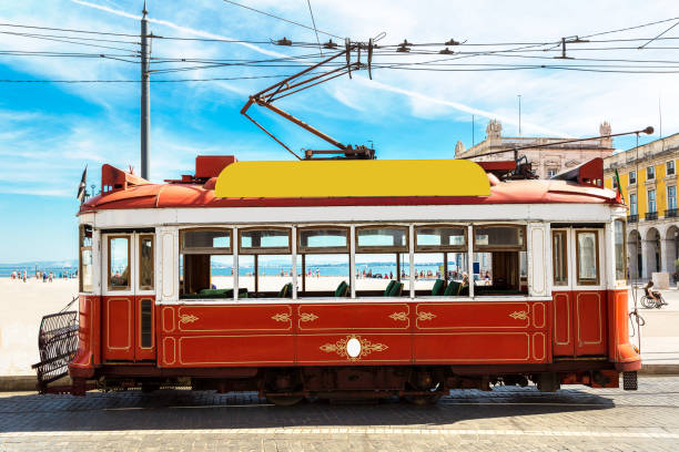 istock Vintage tram in  Lisbon 1279346310