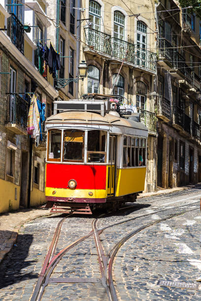 istock Vintage tram in  Lisbon 1279346396