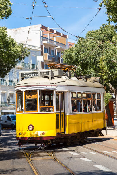 istock Vintage tram in  Lisbon 1279346407