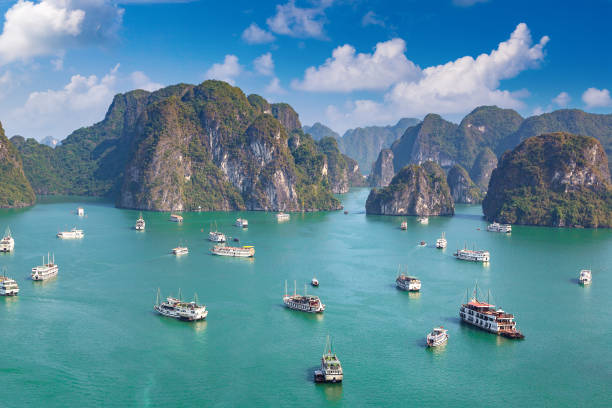 하롱베이, 베트남 - vietnam halong bay bay photography 뉴스 사진 이미지