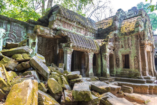 istock Ta Prohm temple in Angkor Wat 1279349666