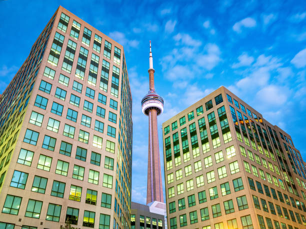 Toronto urban scene skyscrapers