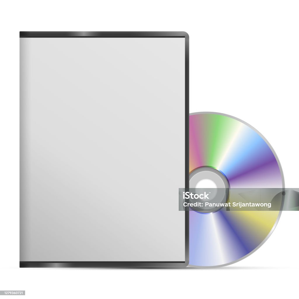 maart Slim neutrale Blank Dvd Case And Disc Isolated On White Background 3d Illustration Stock  Illustration - Download Image Now - iStock