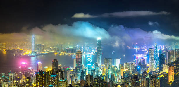 istock Panoramic view of Hong Kong 1279360981