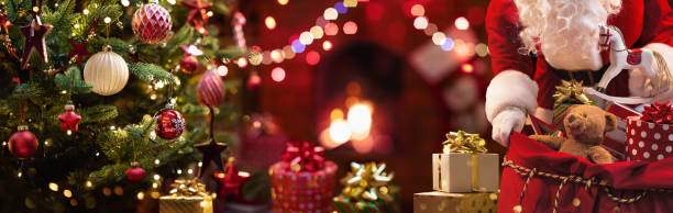istock Santa Claus Brought Presents 1279364006