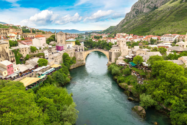 istock The Old Bridge in Mostar 1279372818