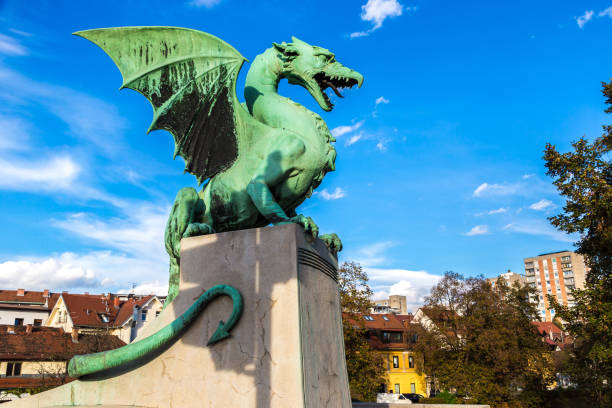 istock Dragon bridge in Ljubljana 1279373924