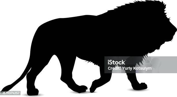 ライオンのシルエット - イラスト素材...