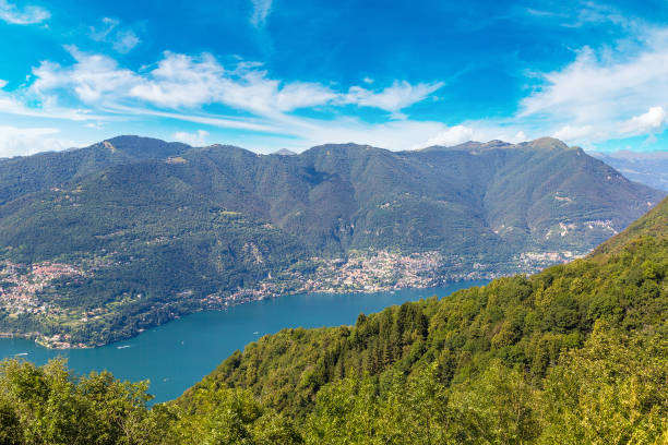 istock Panoramic view of lake Como in Italy 1279376685