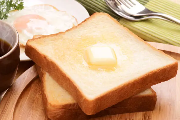 Photo of Breakfast with butter toast