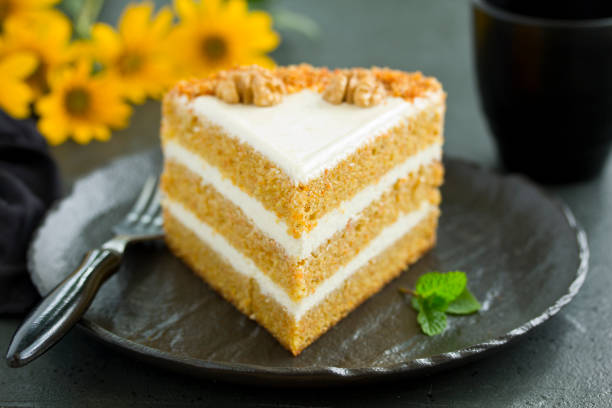 istock Delicious carrot cake with nuts. Selective focus. 1279382391