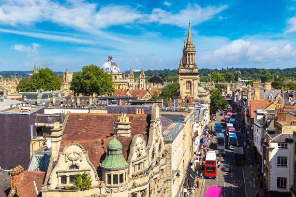 istock Panoramic aerial view of Oxford 1279382848