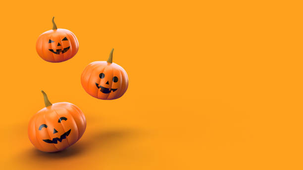 istock 3D illustration of Halloween background 1279383946