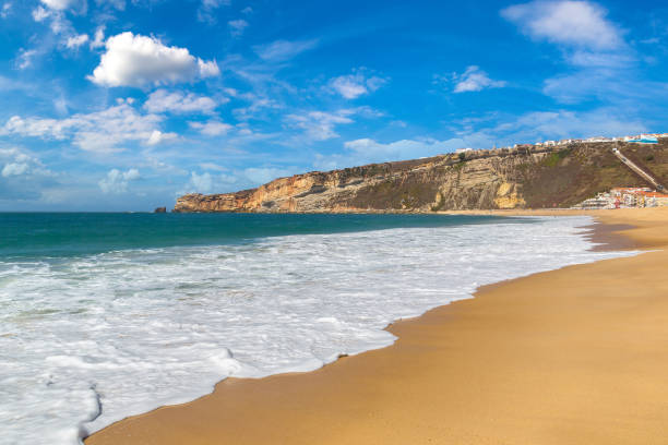istock Nazare coast , United Kingdom 1279386144