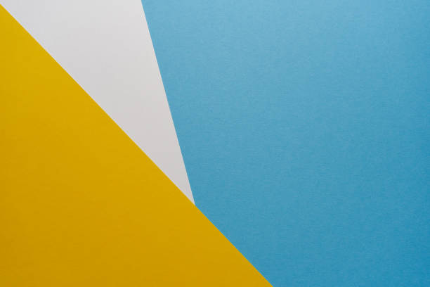 istock yellow white blue Color paper texture background 1279389527