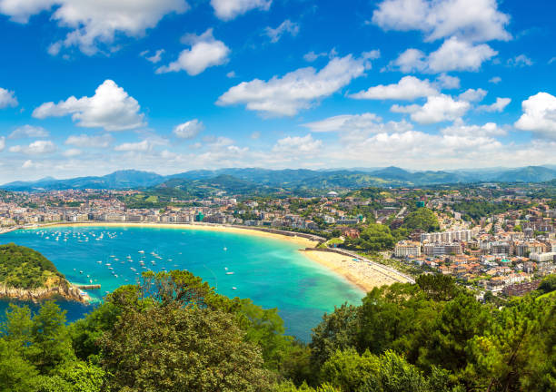 istock Panoramic view of San Sebastian 1279391950
