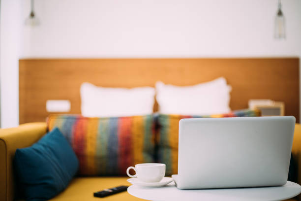istock Laptop in living room 1279392073