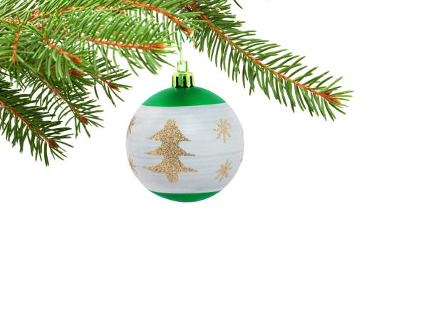 istock Branch with a Christmas toy 1279397441