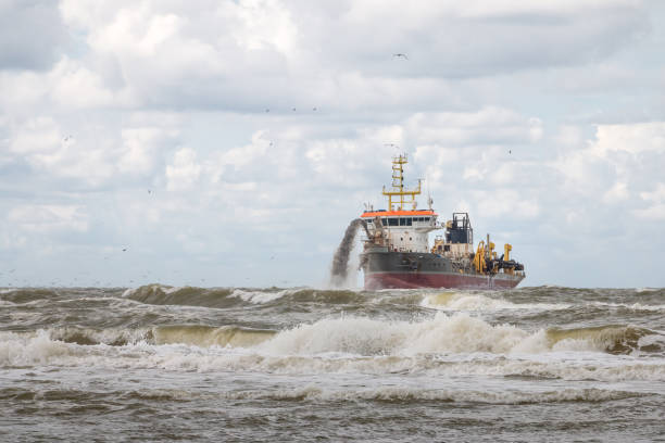 istock Dredger on the North Sea coast 1279409237