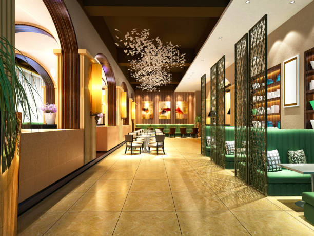 istock 3D RENDER OF TEA AND CAFE SHOP 1279409400