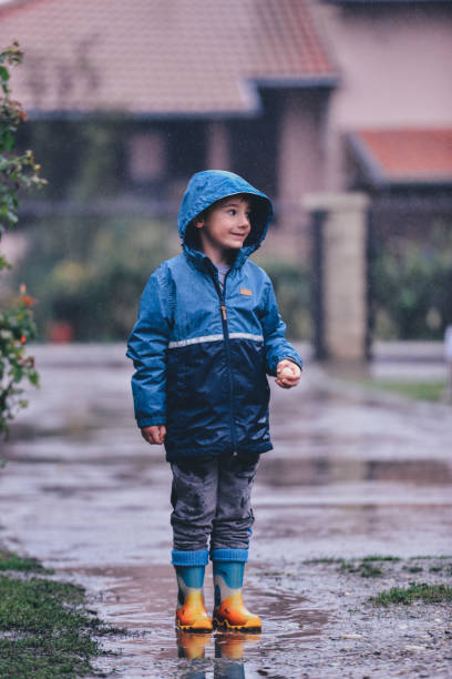 istock A young boy outside in the rain 1279412379