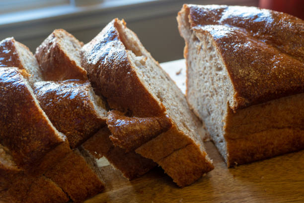 istock Homemade Honey Wheat Bread with a Honey Glaze 1279412439
