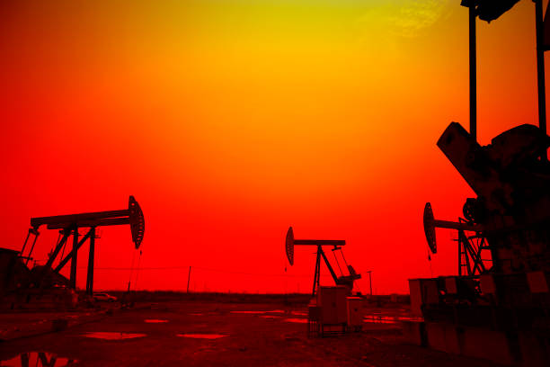 istock The oil pump, industrial equipment 1279416953