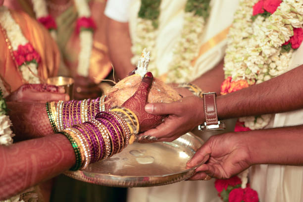 istock Beautiful indian traditional wedding ceremony 1279427120